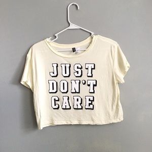 H&M cropped tee
